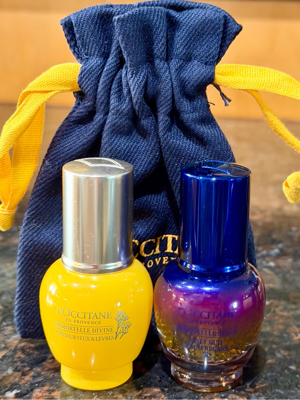 L'Occitane Immortelle Divine Eye & Lip & Reset Eye Serum Duo